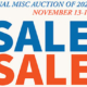 Final Misc Auction November 13th November 15th