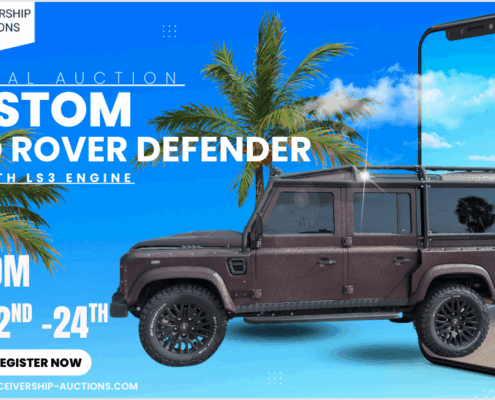 Special Auction Custom Land Rover Defender July 22nd - July 24th